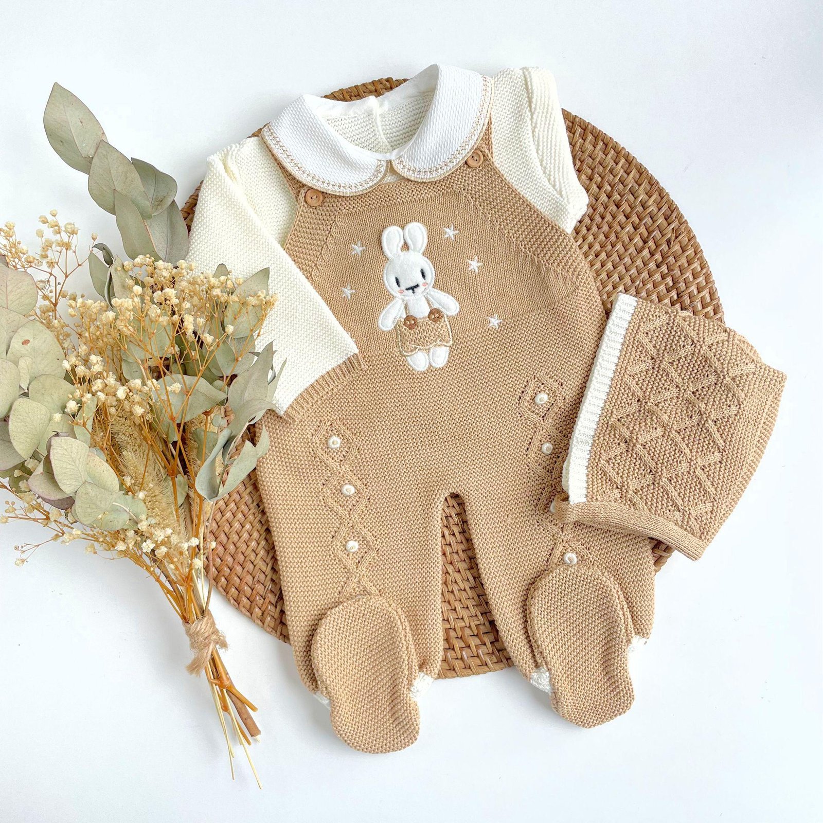 Bunny Three Piece Knitted